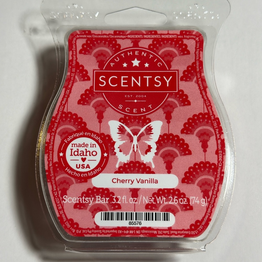 Scentsy Cherry Vanilla Scent Bar - New